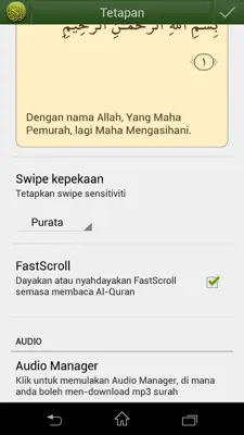 Quran Bahasa Melayu android App screenshot 1