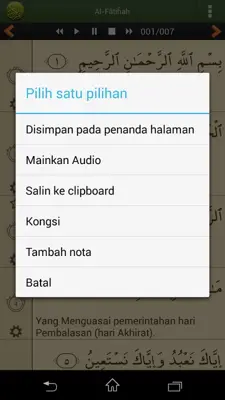 Quran Bahasa Melayu android App screenshot 2